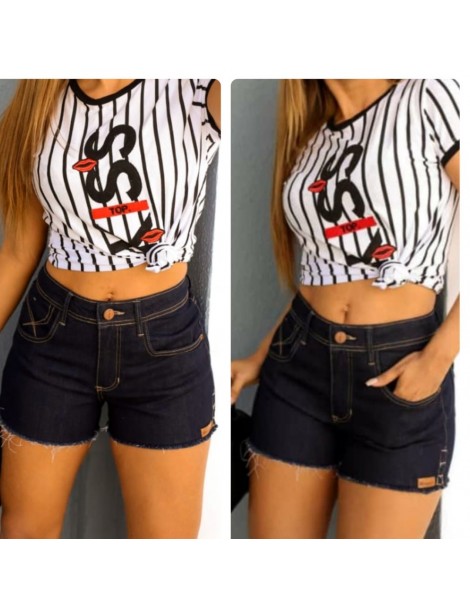 Short jeans escuro