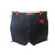 Short jeans preto com lycra