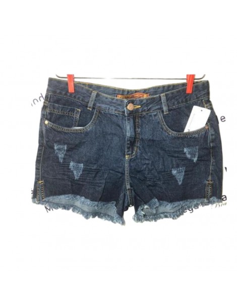 Short jeans Strass lateral