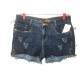 Short jeans Strass lateral