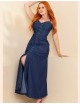 Vestido super Midi jeans azul