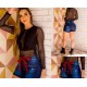 Short jeans  com cinto 