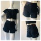 Short jeans black