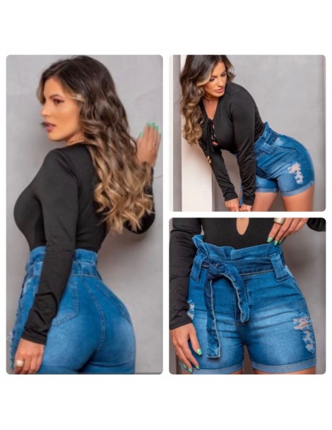 Short Clochart jeans claro.