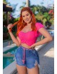 Short jeans claro.