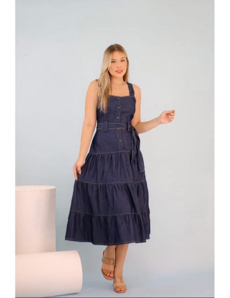 Vestido Midi Jeans 