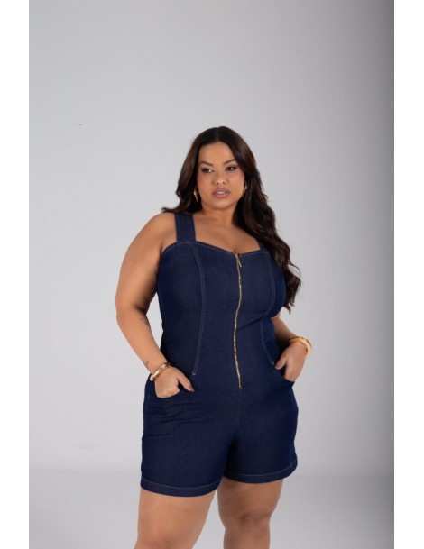 Macaquinho Plus Size